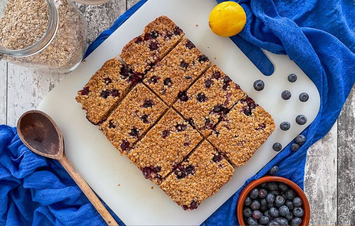 Blueberry Flapjacks
