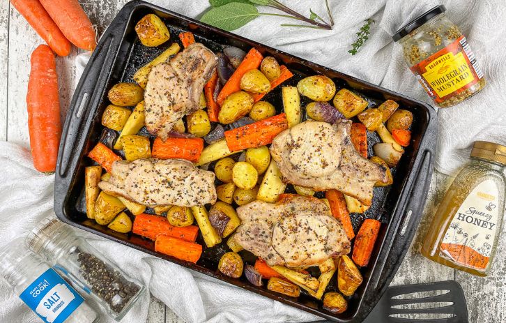Pork Chop Traybake