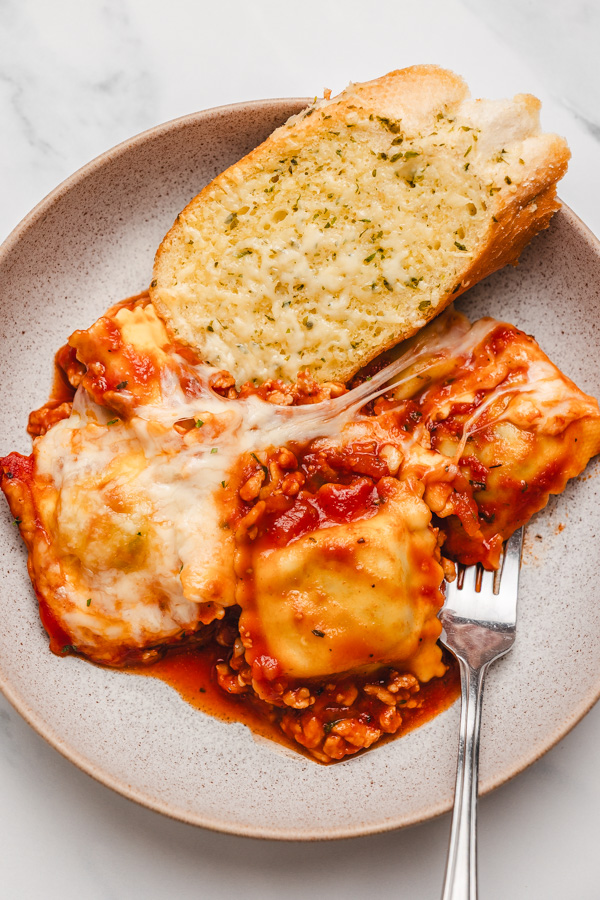 Baked Ravioli (No boil)
