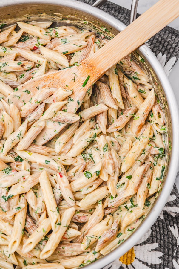 Creamy Garlic Herb Pasta