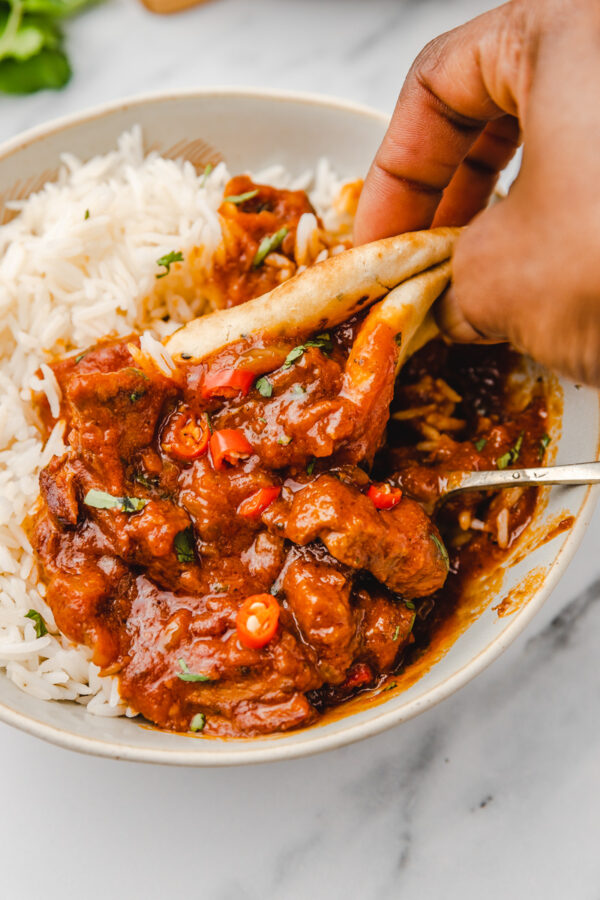 Leftover Lamb Curry