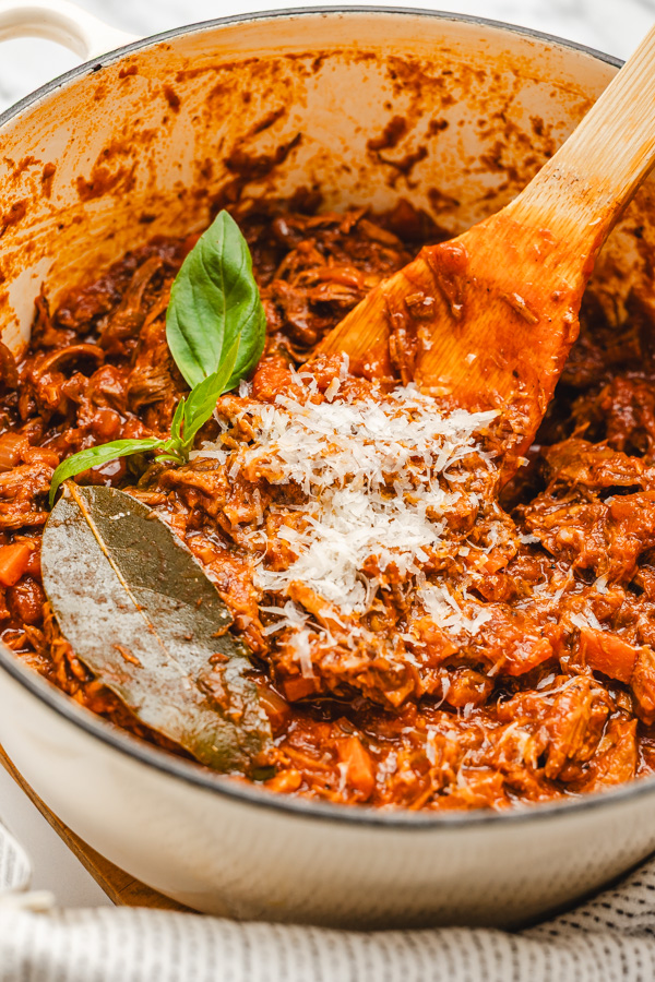 Leftover Lamb Ragu
