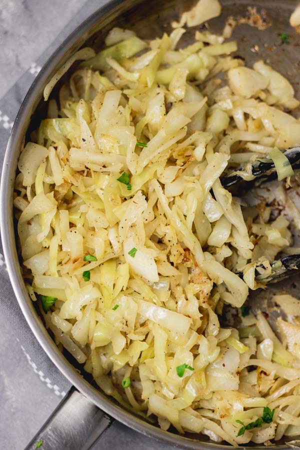 Easy Sauteed Cabbage Recipe - The Dinner Bite